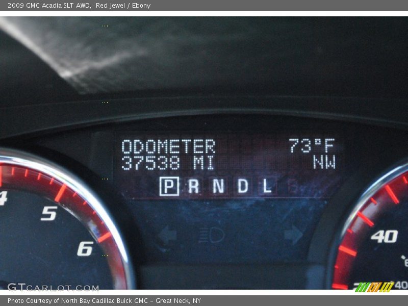 Red Jewel / Ebony 2009 GMC Acadia SLT AWD