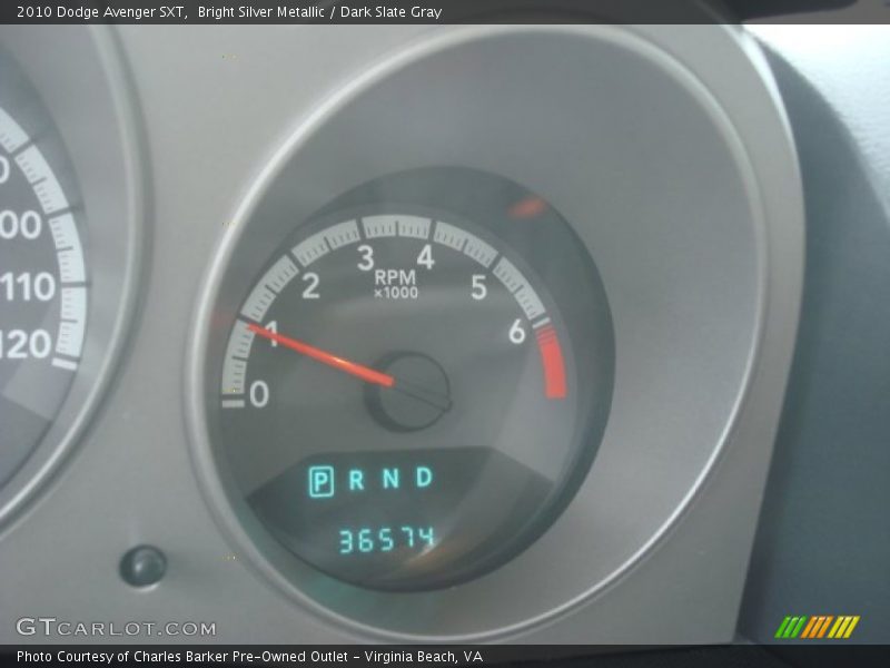 Bright Silver Metallic / Dark Slate Gray 2010 Dodge Avenger SXT