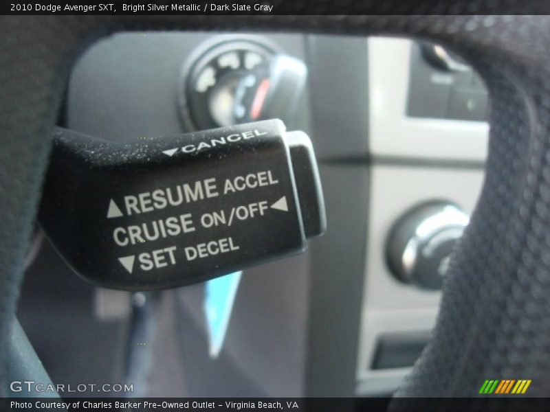 Bright Silver Metallic / Dark Slate Gray 2010 Dodge Avenger SXT
