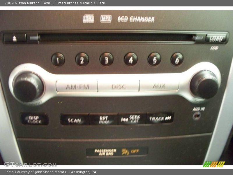 Tinted Bronze Metallic / Black 2009 Nissan Murano S AWD