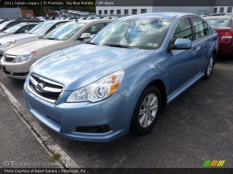 Sky Blue Metallic / Off-Black 2011 Subaru Legacy 2.5i Premium