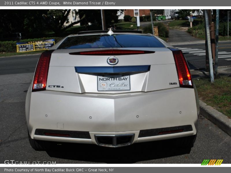 White Diamond Tricoat / Ebony 2011 Cadillac CTS 4 AWD Coupe
