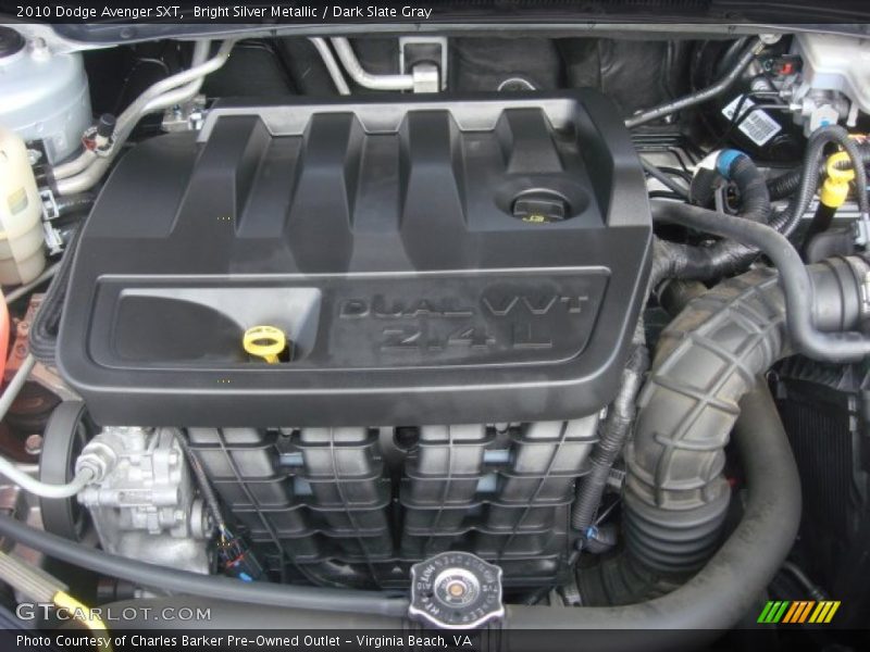 Bright Silver Metallic / Dark Slate Gray 2010 Dodge Avenger SXT