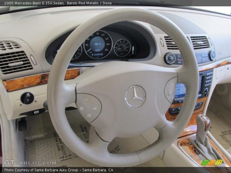 Barolo Red Metallic / Stone 2006 Mercedes-Benz E 350 Sedan