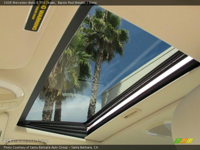 Barolo Red Metallic / Stone 2006 Mercedes-Benz E 350 Sedan