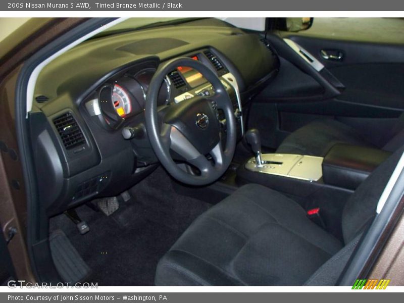 Tinted Bronze Metallic / Black 2009 Nissan Murano S AWD