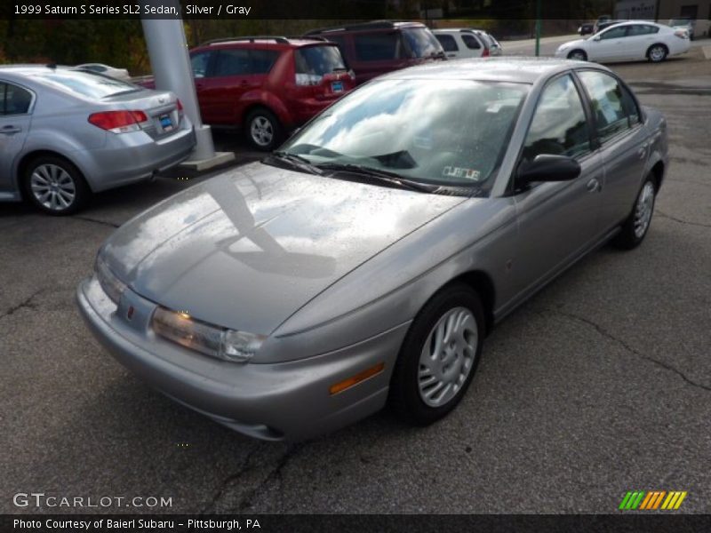 Silver / Gray 1999 Saturn S Series SL2 Sedan