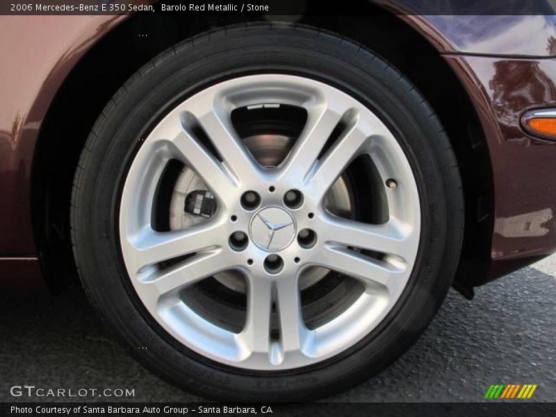 Barolo Red Metallic / Stone 2006 Mercedes-Benz E 350 Sedan