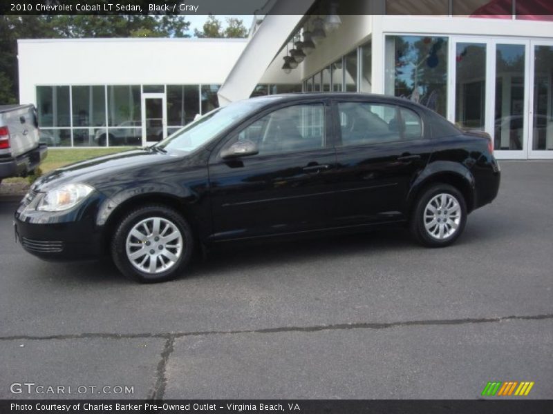 Black / Gray 2010 Chevrolet Cobalt LT Sedan