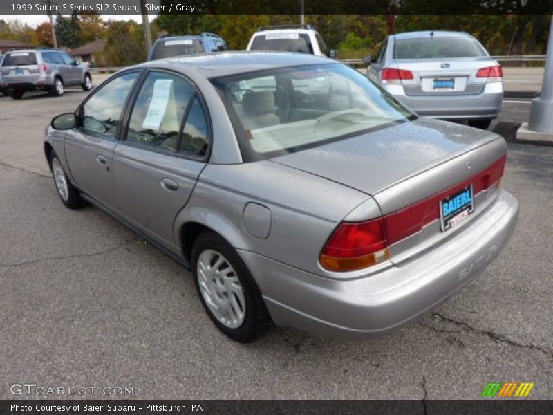 Silver / Gray 1999 Saturn S Series SL2 Sedan