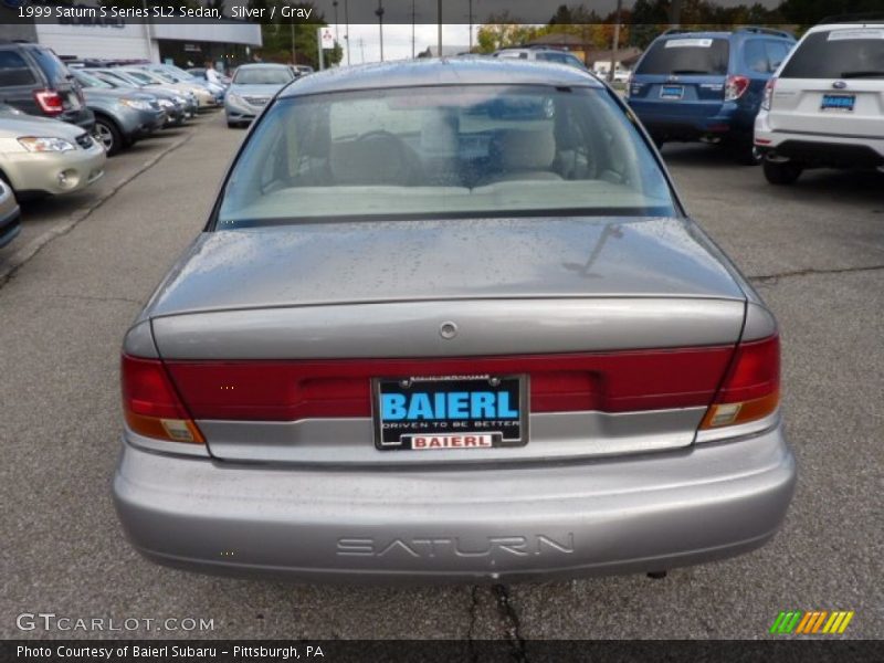 Silver / Gray 1999 Saturn S Series SL2 Sedan