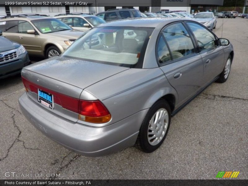 Silver / Gray 1999 Saturn S Series SL2 Sedan