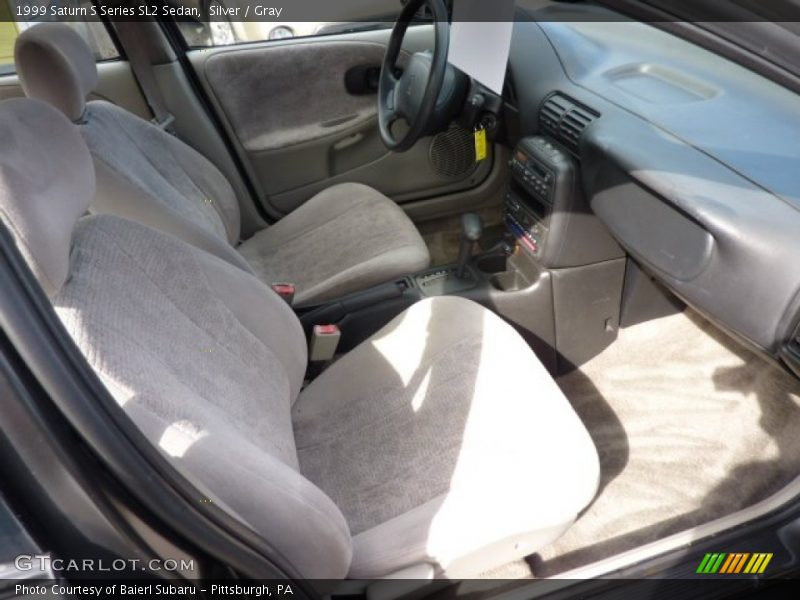 Silver / Gray 1999 Saturn S Series SL2 Sedan