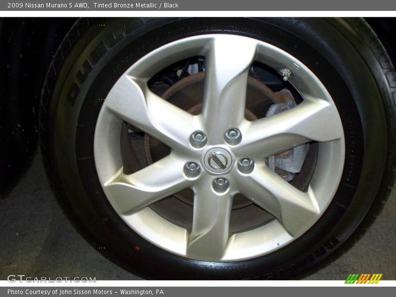 Tinted Bronze Metallic / Black 2009 Nissan Murano S AWD