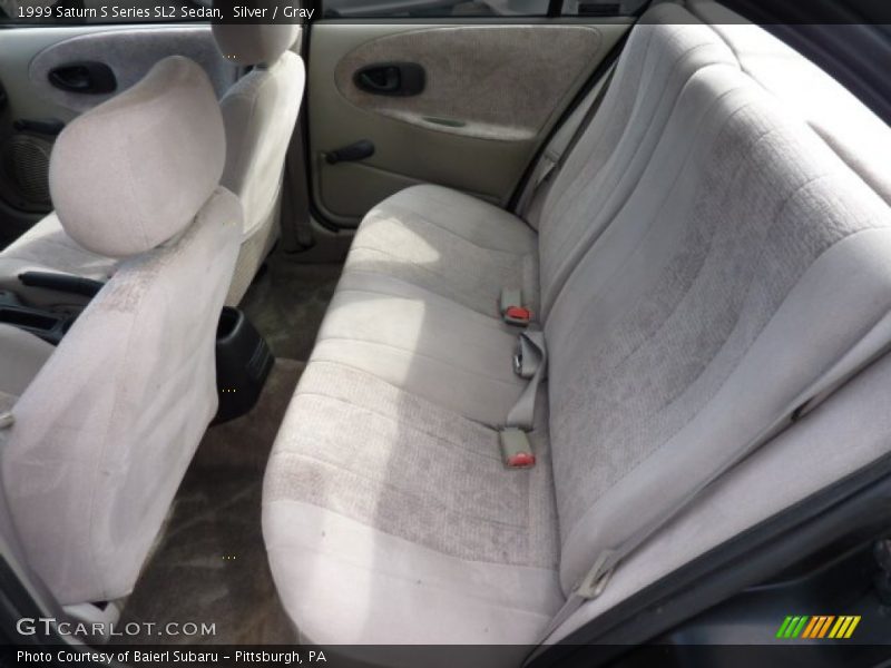 Silver / Gray 1999 Saturn S Series SL2 Sedan