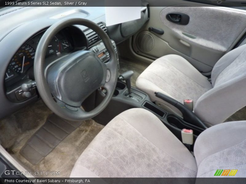Silver / Gray 1999 Saturn S Series SL2 Sedan