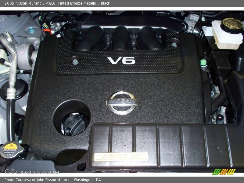 Tinted Bronze Metallic / Black 2009 Nissan Murano S AWD
