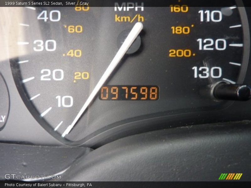Silver / Gray 1999 Saturn S Series SL2 Sedan