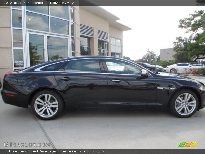 Ebony / Jet/Ivory 2012 Jaguar XJ XJL Portfolio