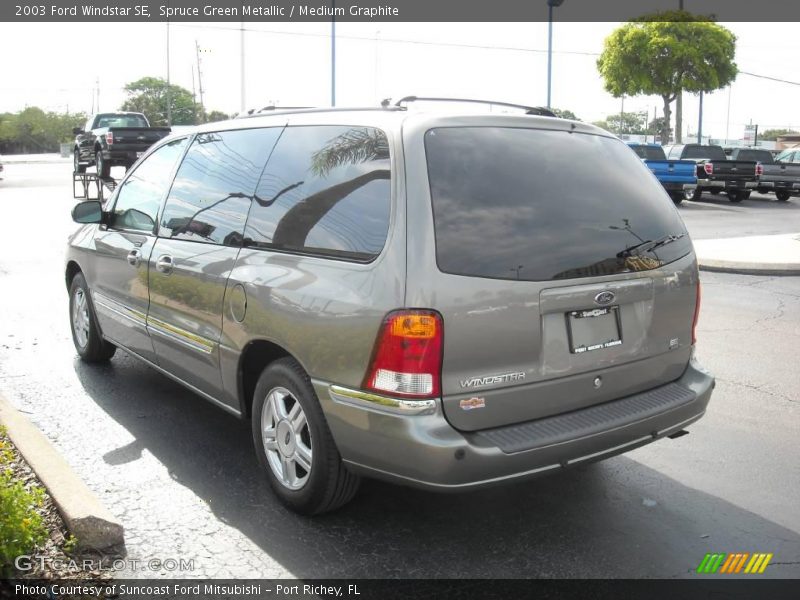 Spruce Green Metallic / Medium Graphite 2003 Ford Windstar SE