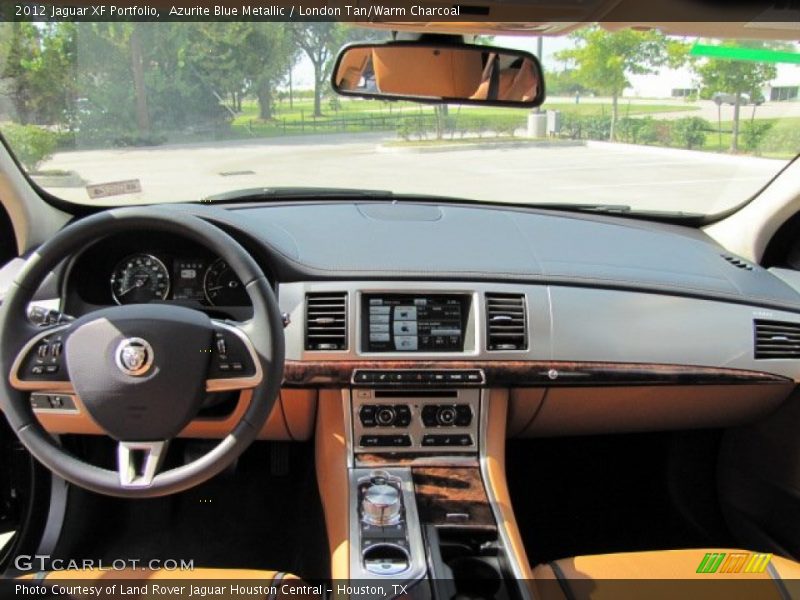 Azurite Blue Metallic / London Tan/Warm Charcoal 2012 Jaguar XF Portfolio