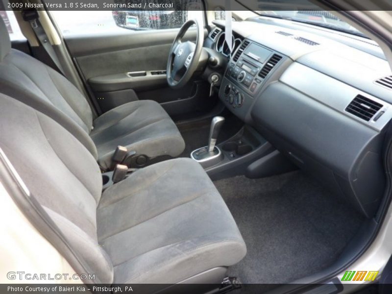 Sonoran Sand / Charcoal 2009 Nissan Versa 1.8 S Sedan