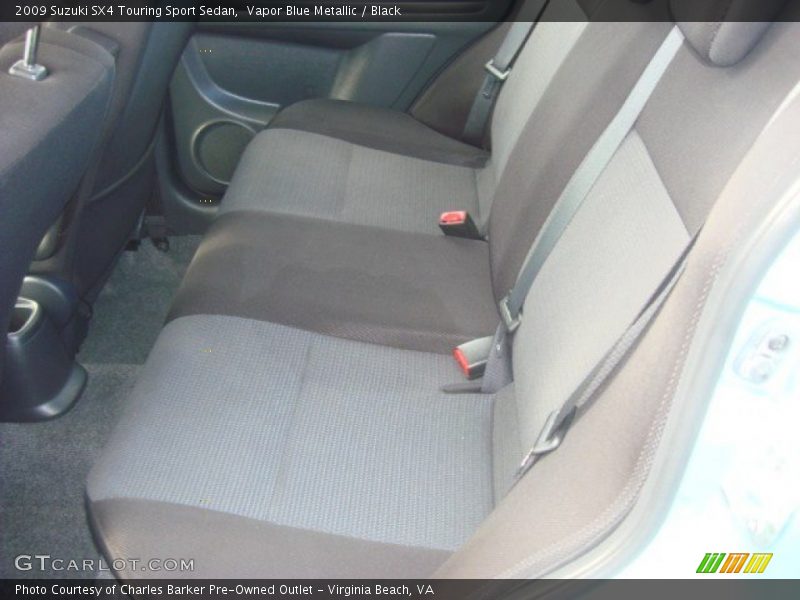 Vapor Blue Metallic / Black 2009 Suzuki SX4 Touring Sport Sedan