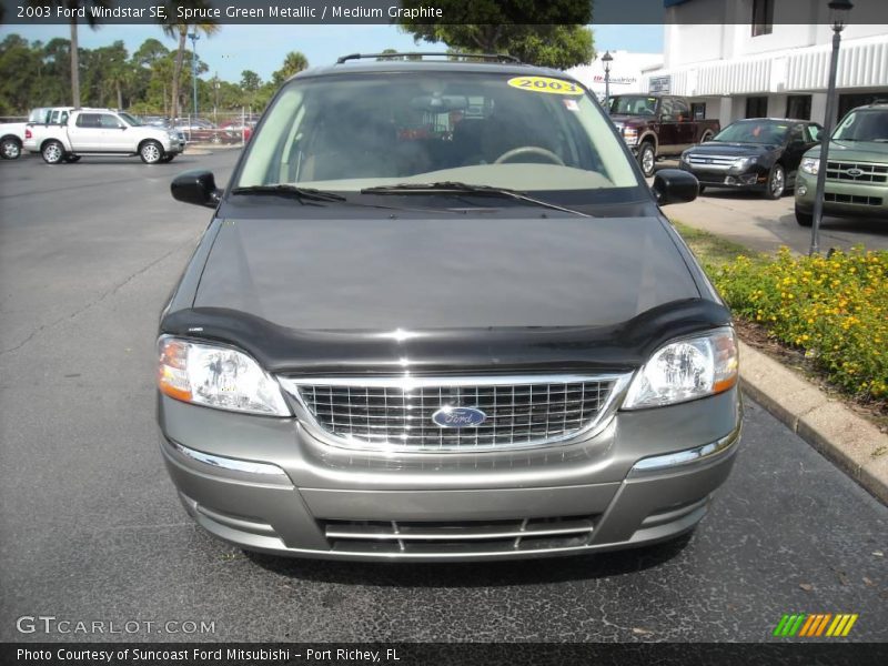 Spruce Green Metallic / Medium Graphite 2003 Ford Windstar SE