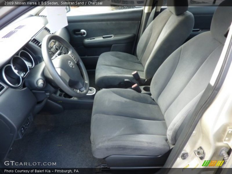 Sonoran Sand / Charcoal 2009 Nissan Versa 1.8 S Sedan