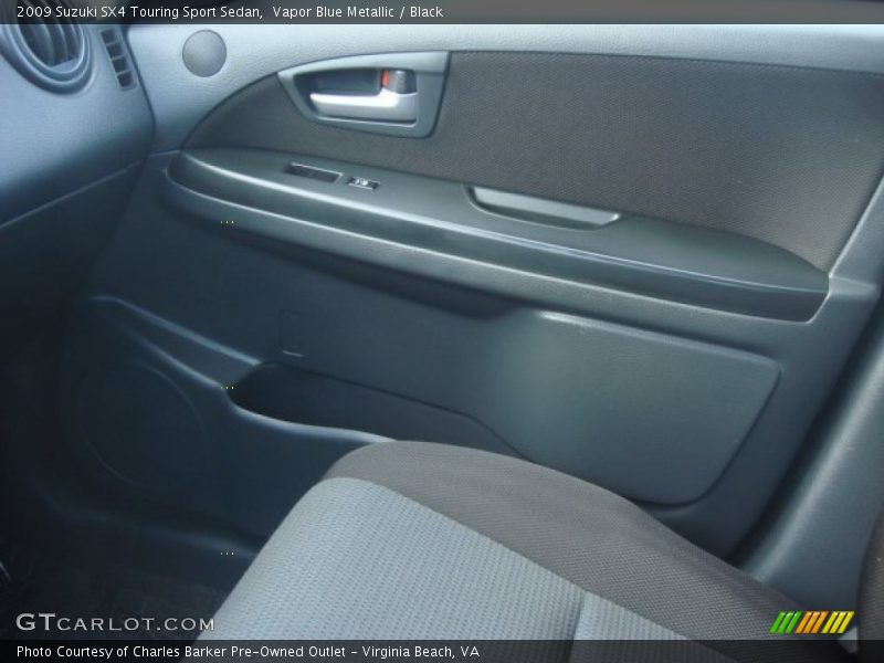 Vapor Blue Metallic / Black 2009 Suzuki SX4 Touring Sport Sedan