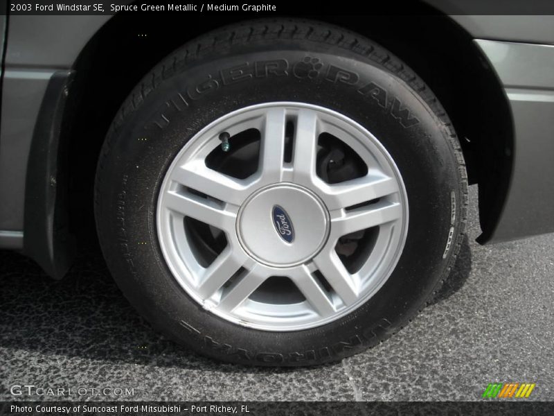 Spruce Green Metallic / Medium Graphite 2003 Ford Windstar SE