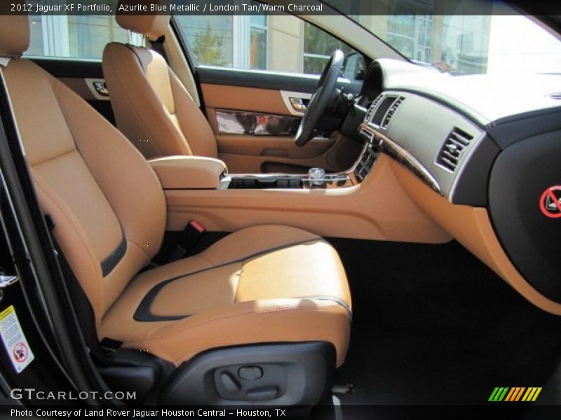 Azurite Blue Metallic / London Tan/Warm Charcoal 2012 Jaguar XF Portfolio