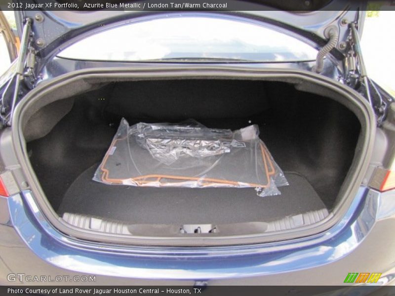 Azurite Blue Metallic / London Tan/Warm Charcoal 2012 Jaguar XF Portfolio