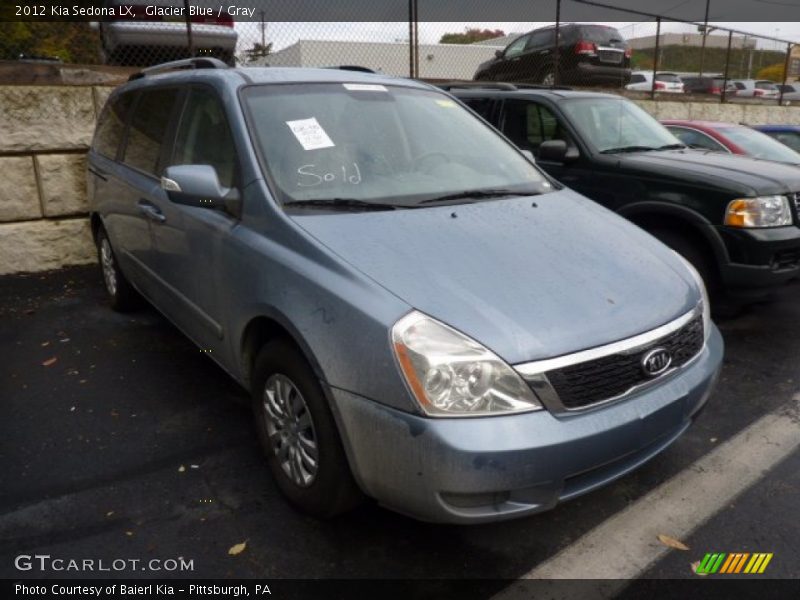 Glacier Blue / Gray 2012 Kia Sedona LX
