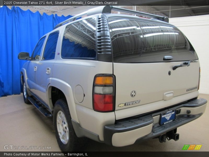 Silver Birch Metallic / Gray/Dark Charcoal 2005 Chevrolet Tahoe Z71 4x4