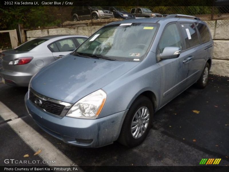 Glacier Blue / Gray 2012 Kia Sedona LX