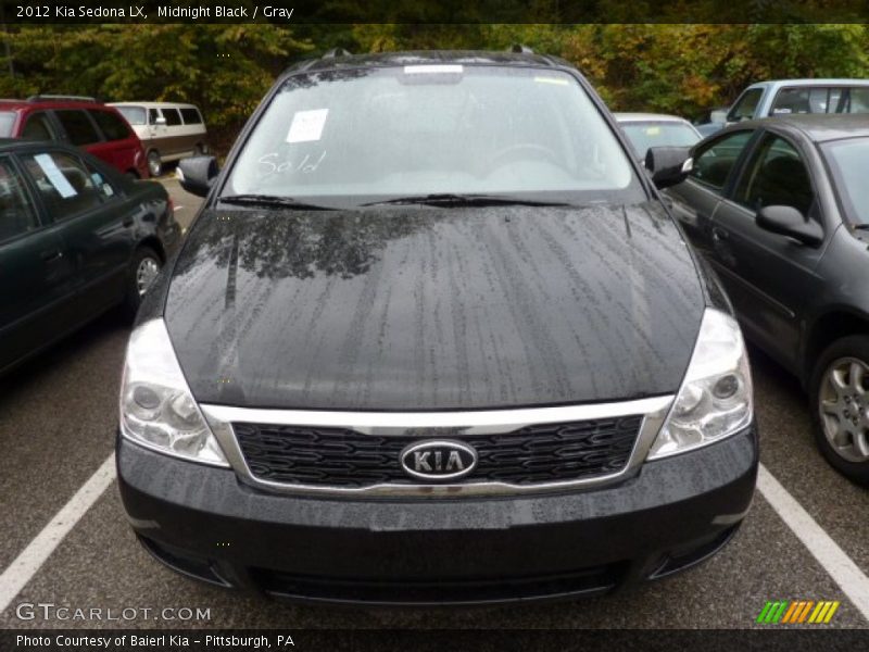 Midnight Black / Gray 2012 Kia Sedona LX