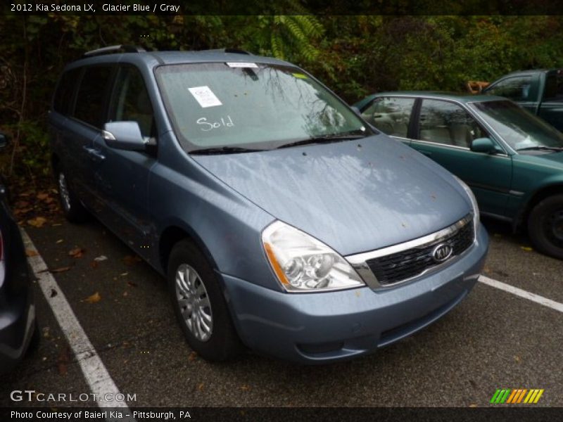 Glacier Blue / Gray 2012 Kia Sedona LX