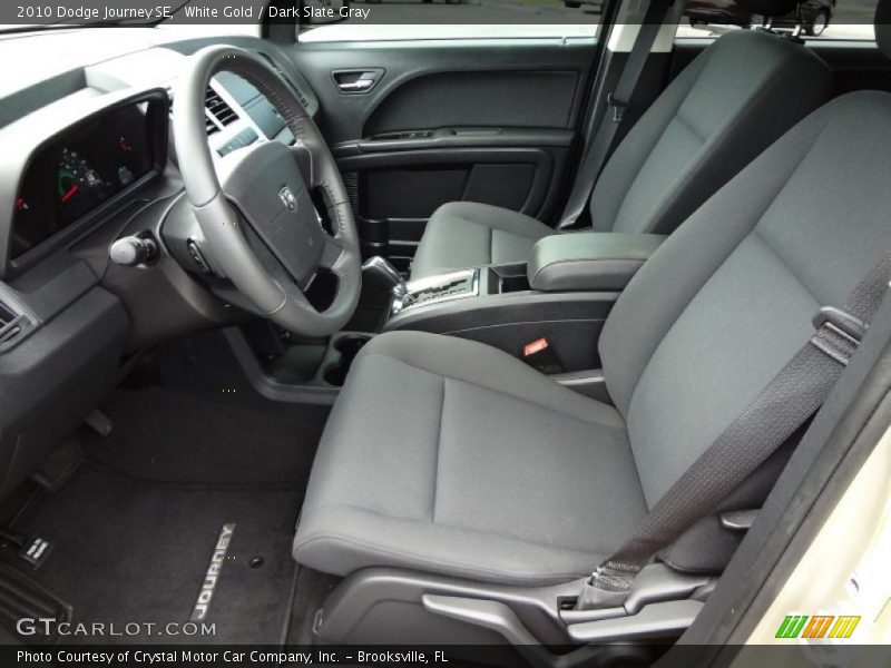 White Gold / Dark Slate Gray 2010 Dodge Journey SE