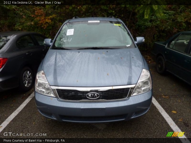 Glacier Blue / Gray 2012 Kia Sedona LX