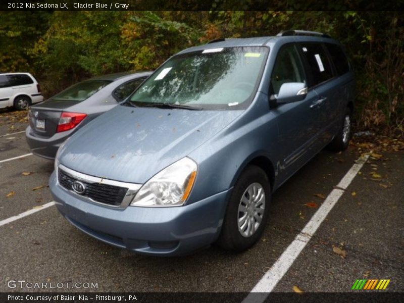 Glacier Blue / Gray 2012 Kia Sedona LX