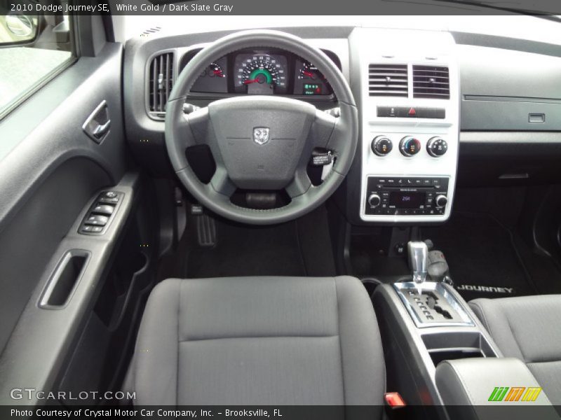 White Gold / Dark Slate Gray 2010 Dodge Journey SE