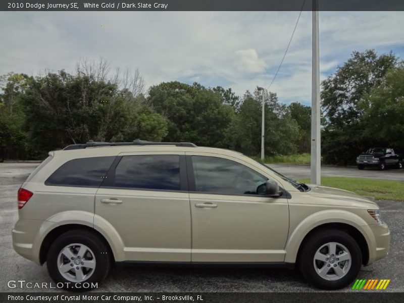 White Gold / Dark Slate Gray 2010 Dodge Journey SE