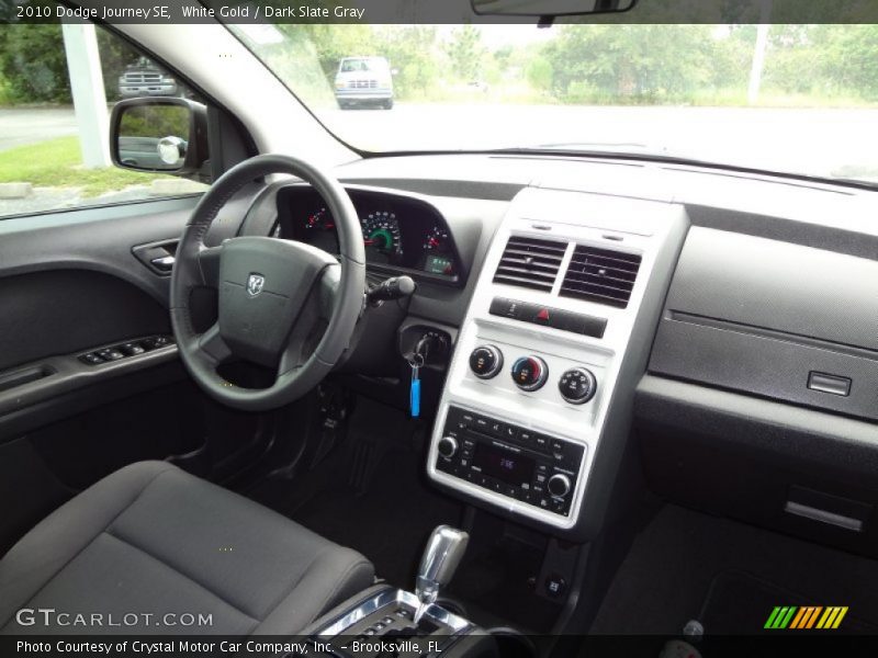 White Gold / Dark Slate Gray 2010 Dodge Journey SE