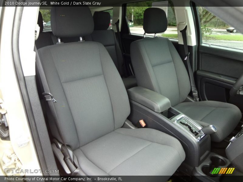 White Gold / Dark Slate Gray 2010 Dodge Journey SE