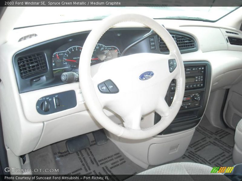 Spruce Green Metallic / Medium Graphite 2003 Ford Windstar SE
