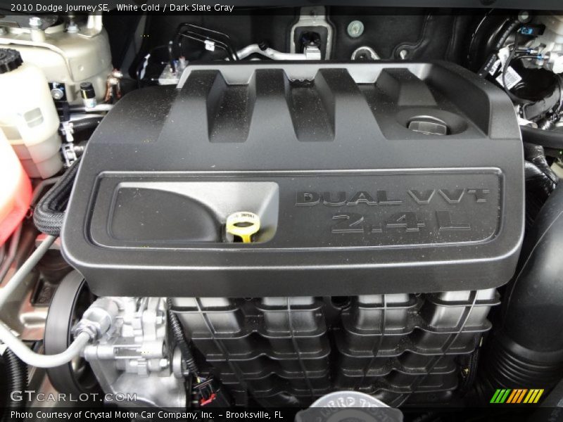 White Gold / Dark Slate Gray 2010 Dodge Journey SE