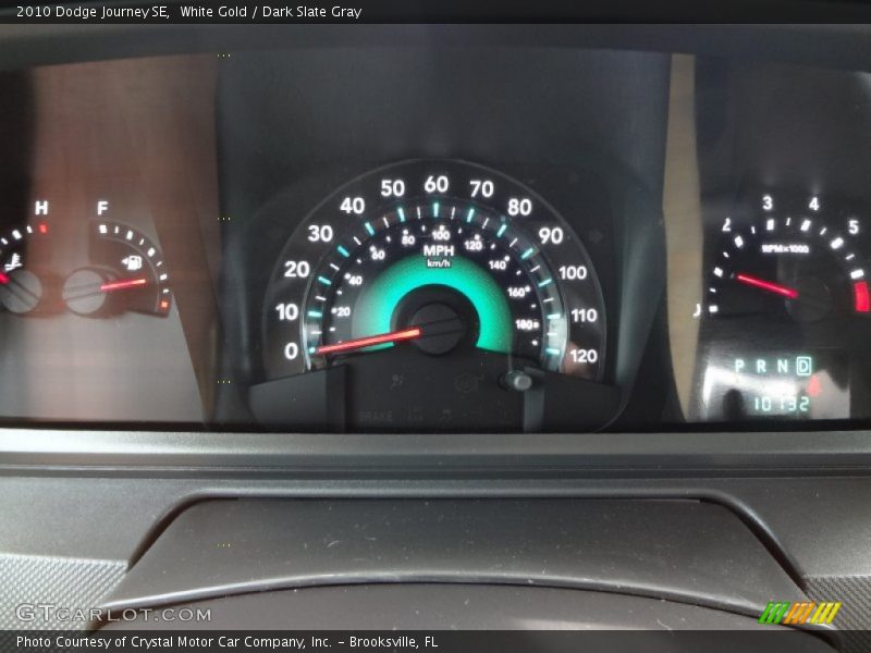 White Gold / Dark Slate Gray 2010 Dodge Journey SE