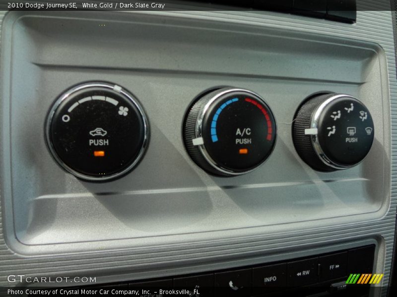 White Gold / Dark Slate Gray 2010 Dodge Journey SE