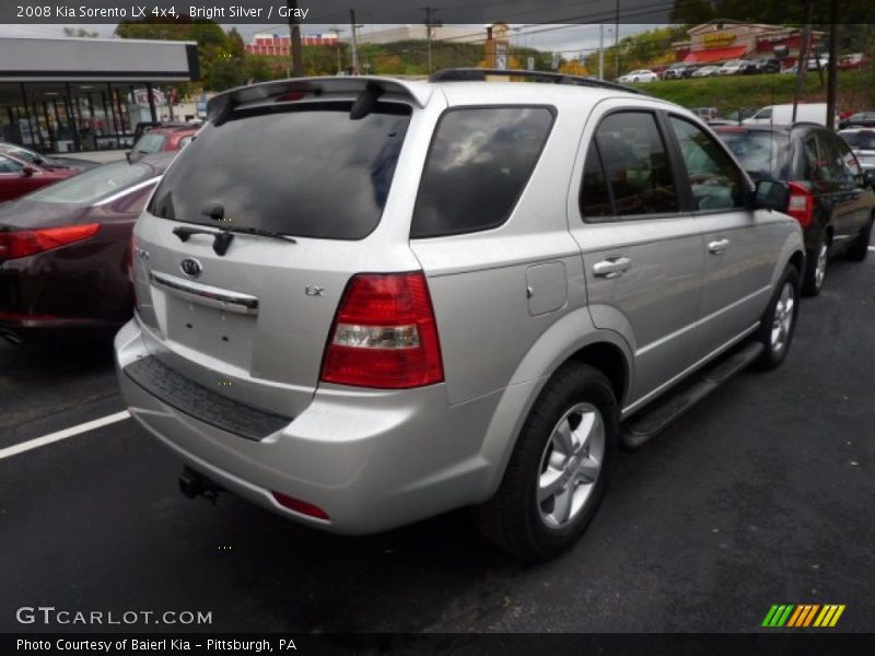 Bright Silver / Gray 2008 Kia Sorento LX 4x4
